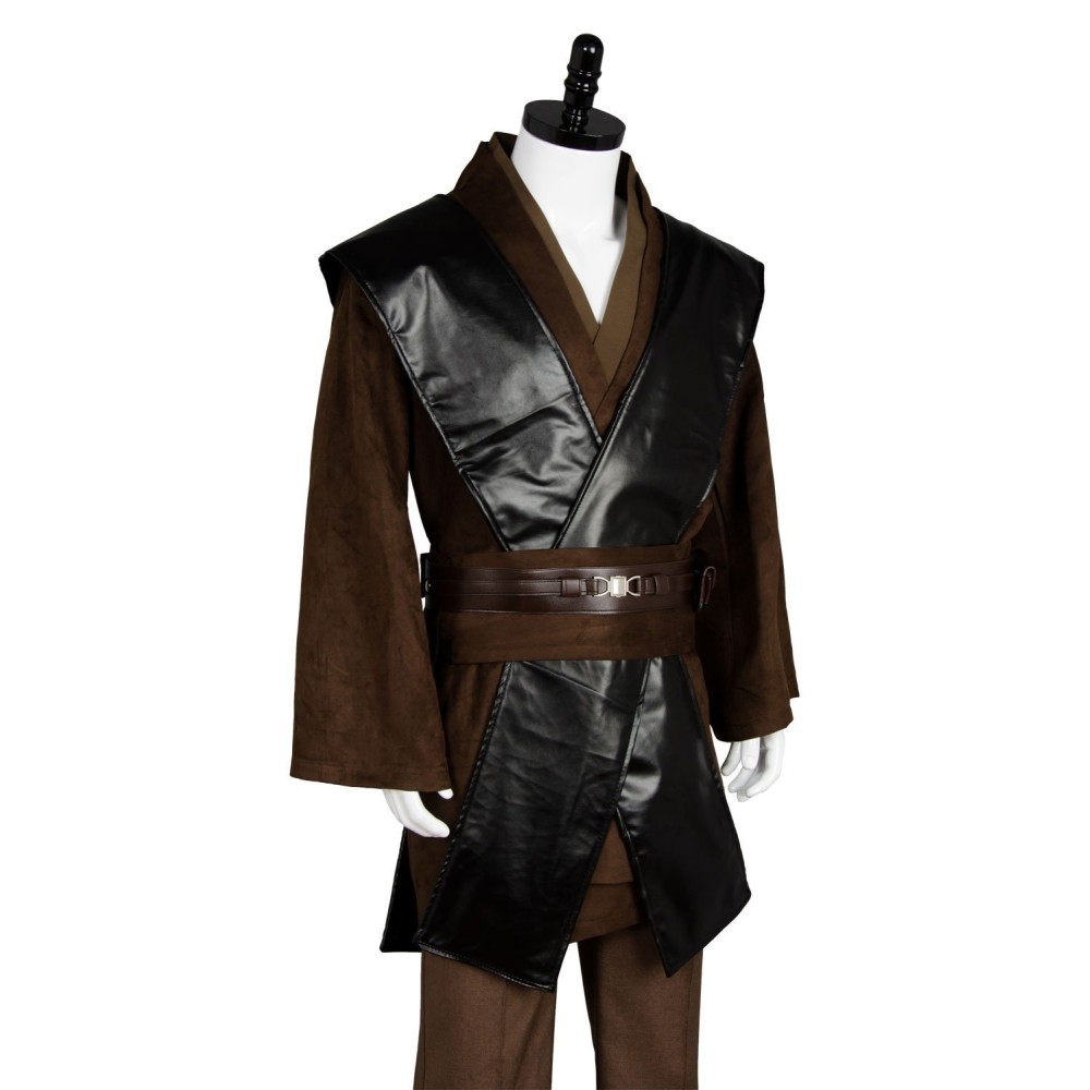 Anakin Skywalker Jedi Robe Suit Cosplay Costume Halloween Carnival Outfit
