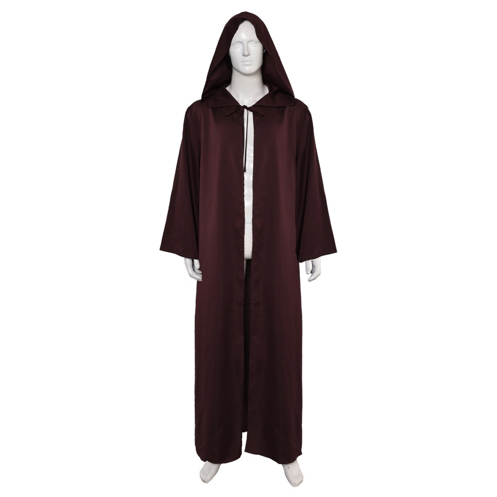 Anakin Skywalker Brown Cloak Suit Cosplay Costume Halloween Carnival Outfit