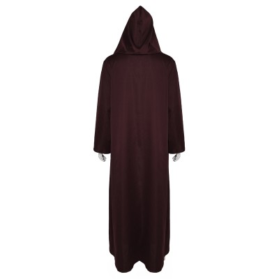 Anakin Skywalker Brown Cloak Suit Cosplay Costume Halloween Carnival Outfit