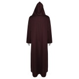 Anakin Skywalker Brown Cloak Suit Cosplay Costume Halloween Carnival Outfit