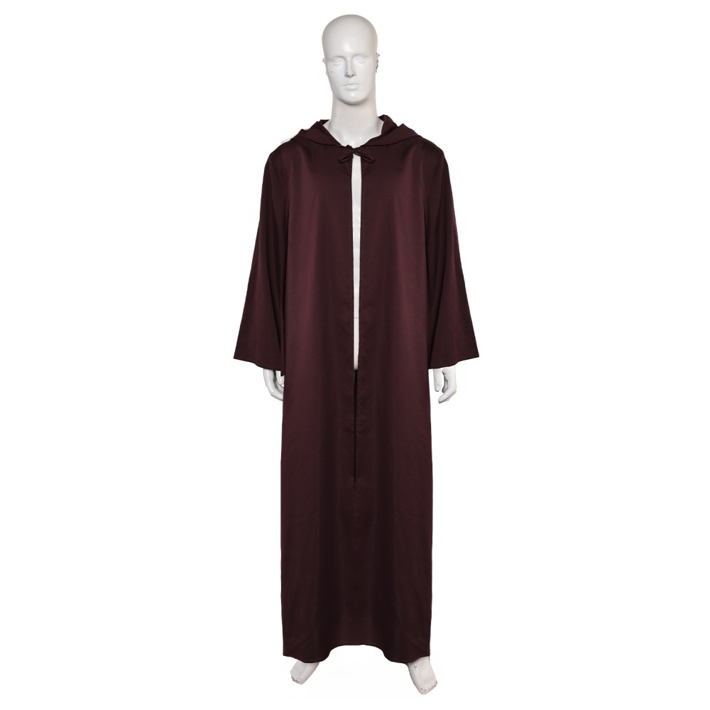 Anakin Skywalker Brown Cloak Suit Cosplay Costume Halloween Carnival Outfit