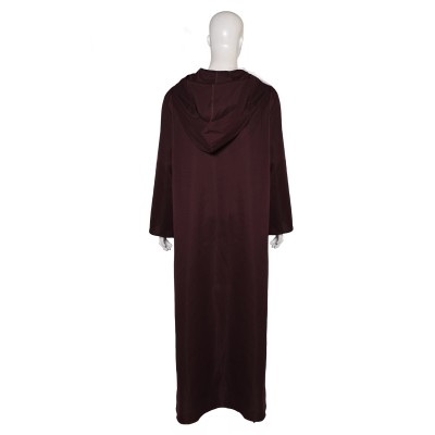 Anakin Skywalker Brown Cloak Suit Cosplay Costume Halloween Carnival Outfit