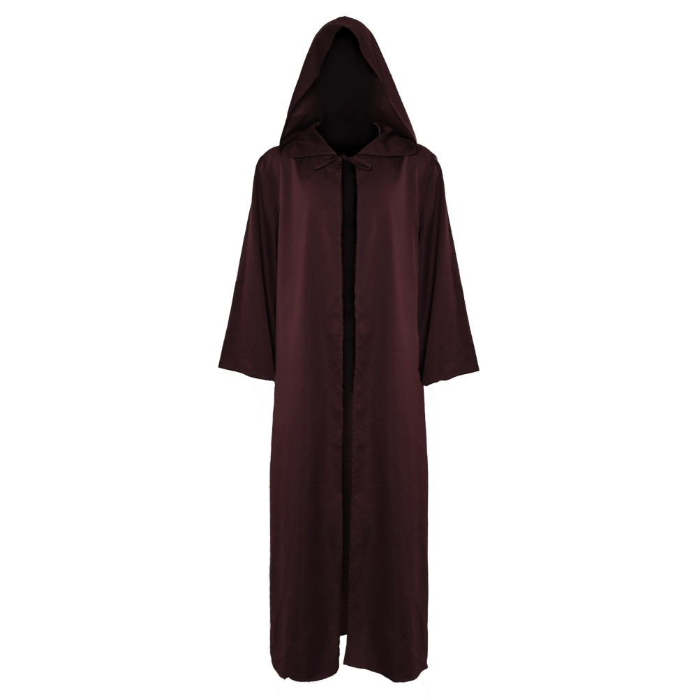 Anakin Skywalker Brown Cloak Suit Cosplay Costume Halloween Carnival Outfit