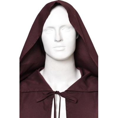 Anakin Skywalker Brown Cloak Suit Cosplay Costume Halloween Carnival Outfit