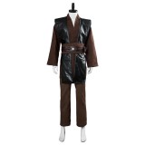 Anakin Skywalker Brown Whitout Cloak Suit Cosplay Costume Halloween Carnival Outfit