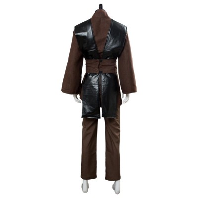 Anakin Skywalker Brown Whitout Cloak Suit Cosplay Costume Halloween Carnival Outfit