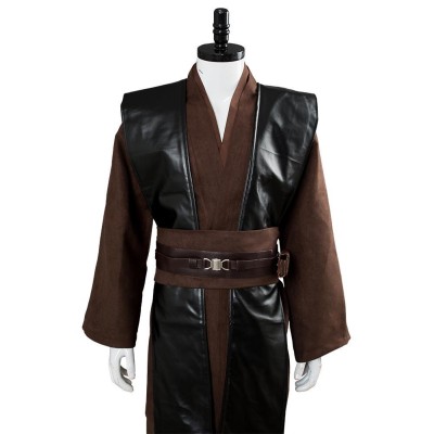 Anakin Skywalker Brown Whitout Cloak Suit Cosplay Costume Halloween Carnival Outfit