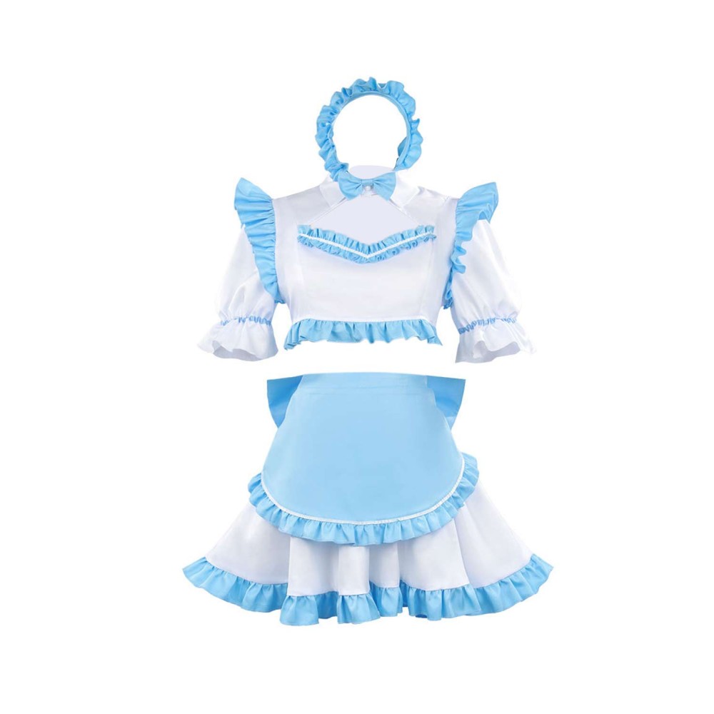 Alya Sometimes Hides Her Feelings in Russian Ayano Kimishima Maid Dress Suit Cosplay Costume Halloween Carnival Outfit