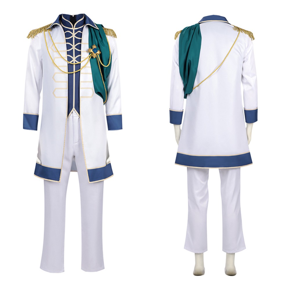 Always a Catch Renato di Rubini White Cosplay Costume Halloween Carnival Outfit