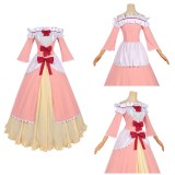 Always a Catch Maria Annunziata Women Pink Dress Cosplay Costume Halloween Carnival Outfit