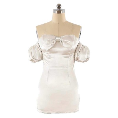 Alien Stage Sua Women White Dress Cosplay Costume Halloween Carnival Outfit