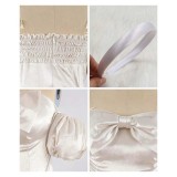 Alien Stage Sua Women White Dress Cosplay Costume Halloween Carnival Outfit