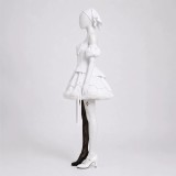 Alien Stage Sua Women White Dress Cosplay Costume Halloween Carnival