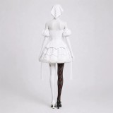 Alien Stage Sua Women White Dress Cosplay Costume Halloween Carnival