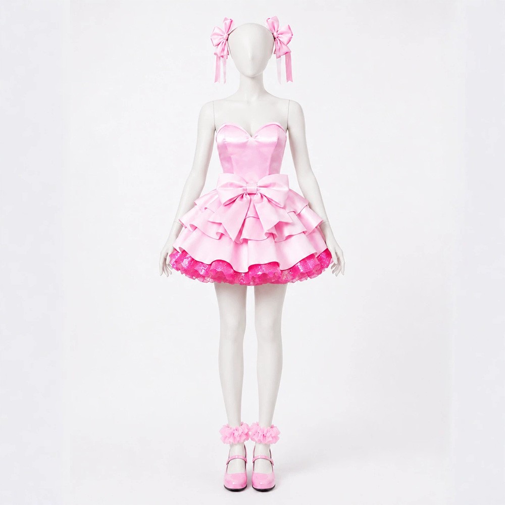 Alien Stage MIZi Women Pink Dress Cosplay Costume Halloween Carnival Outfit