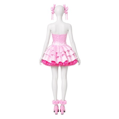 Alien Stage MIZi Women Pink Dress Cosplay Costume Halloween Carnival Outfit