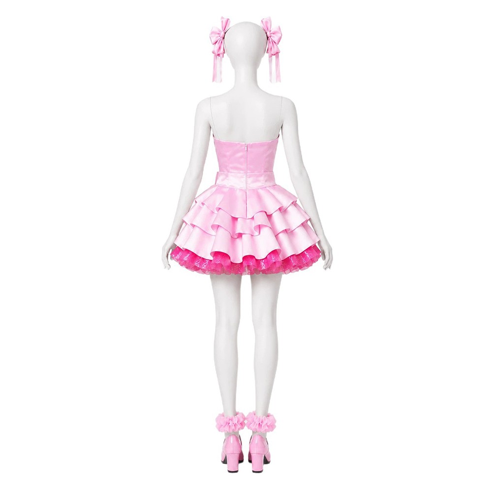 Alien Stage MIZi Women Pink Dress Cosplay Costume Halloween Carnival Outfit