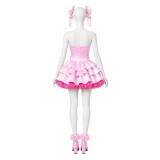Alien Stage MIZi Women Pink Dress Cosplay Costume Halloween Carnival Outfit