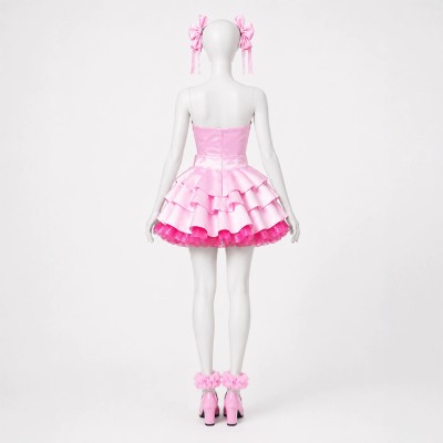 Alien Stage MIZi Women Pink Dress Cosplay Costume Halloween Carnival Outfit