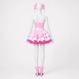 Alien Stage MIZi Women Pink Dress Cosplay Costume Halloween Carnival Outfit