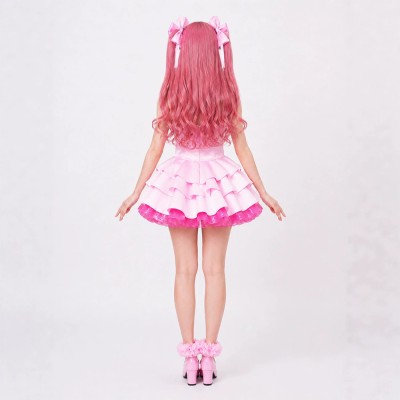 Alien Stage MIZi Women Pink Dress Cosplay Costume Halloween Carnival Outfit