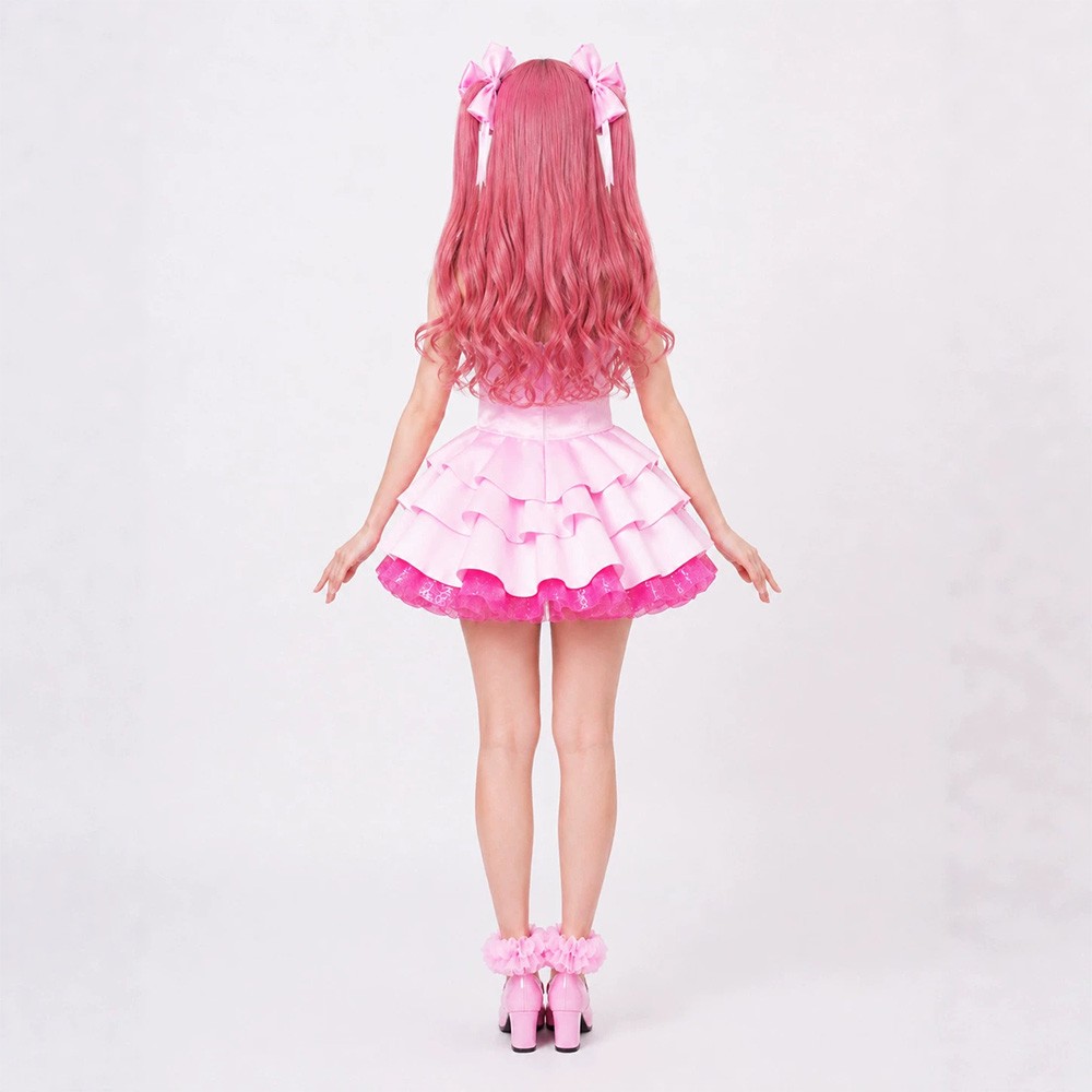 Alien Stage MIZi Women Pink Dress Cosplay Costume Halloween Carnival Outfit