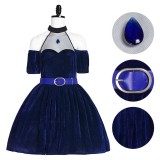 Alien Stage Mizi Purple Dress Stage Cosplay Costume Halloween Carnival Outfit