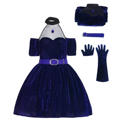 Alien Stage Mizi Purple Dress Stage Cosplay Costume Halloween Carnival Outfit