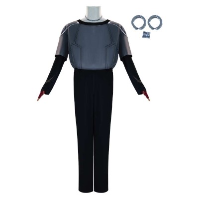 Alien Stage Ivan Men BlacK Stage Cosplay Costume Halloween Carnival Outfit
