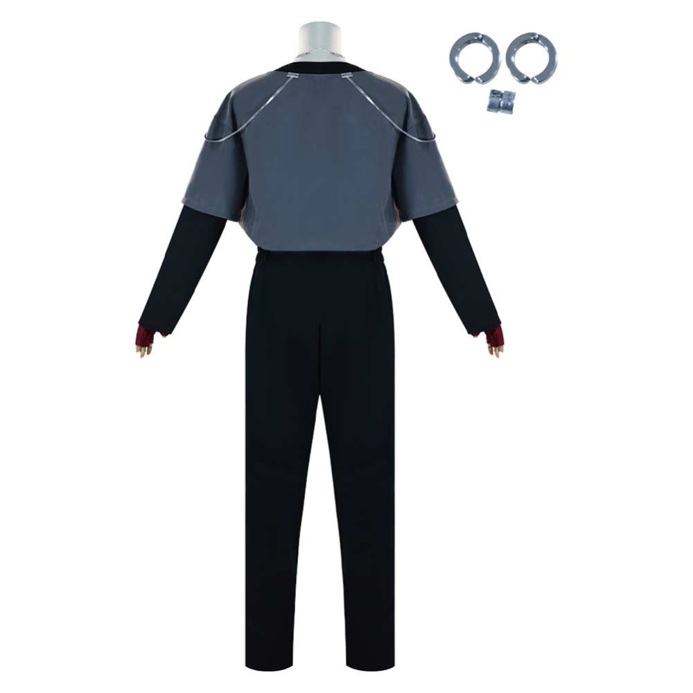 Alien Stage Ivan Men BlacK Stage Cosplay Costume Halloween Carnival Outfit
