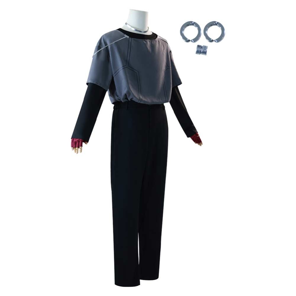 Alien Stage Ivan Men BlacK Stage Cosplay Costume Halloween Carnival Outfit