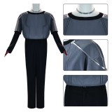 Alien Stage Ivan Men BlacK Stage Cosplay Costume Halloween Carnival Outfit