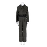 Alien Earth Wendy Women Black Jumpsuit Fullset Party Cosplay Costume Halloween Carnival