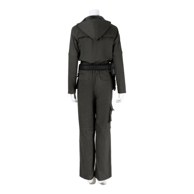 Alien Earth Wendy Women Black Jumpsuit Fullset Party Cosplay Costume Halloween Carnival