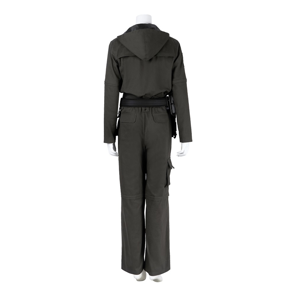 Alien Earth Wendy Women Black Jumpsuit Fullset Party Cosplay Costume Halloween Carnival