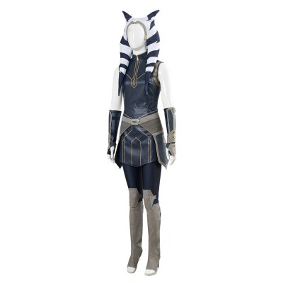 Ahsoka Tano Suit Cosplay Costume Halloween Carnival Outfit