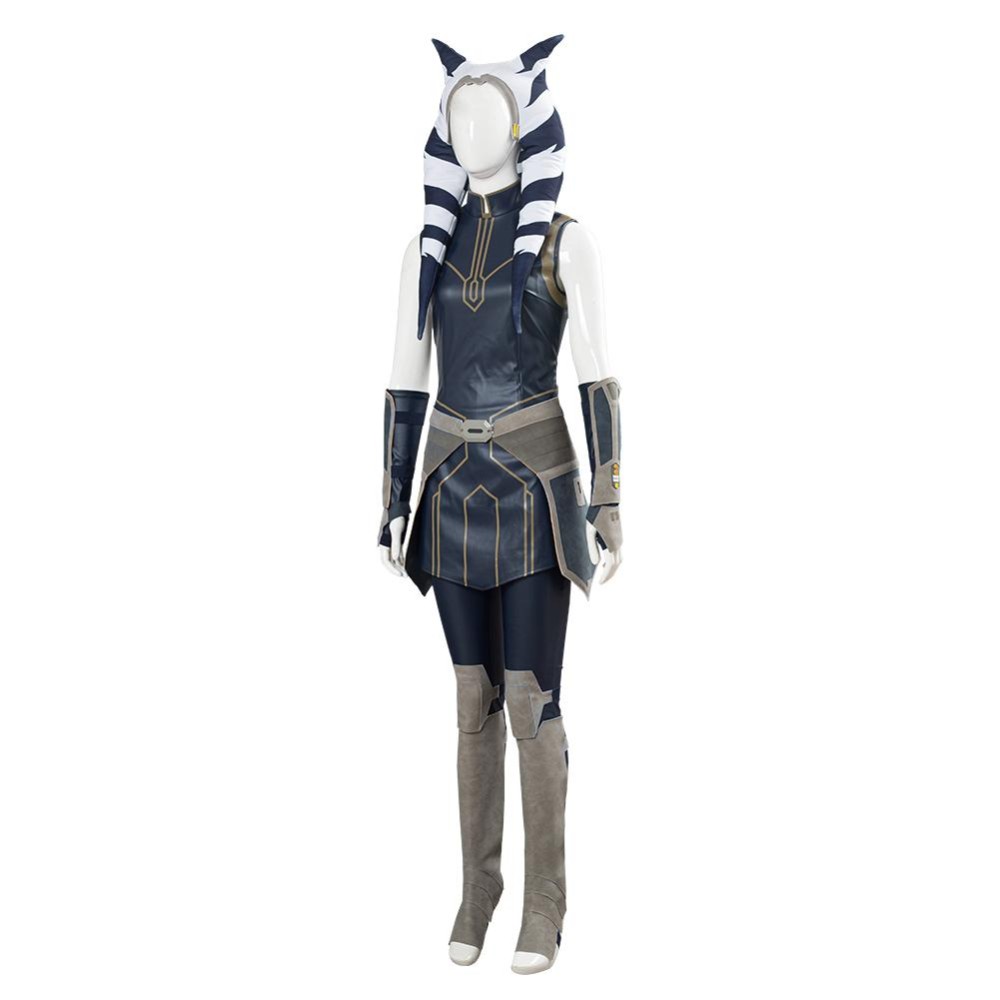 Ahsoka Tano Suit Cosplay Costume Halloween Carnival Outfit