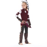 Kids Children Ahsoka Tano Suit Cosplay Costume Halloween Carnival Outfit