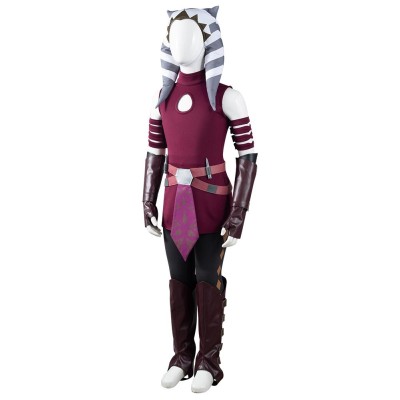 Kids Children Ahsoka Tano Suit Cosplay Costume Halloween Carnival Outfit