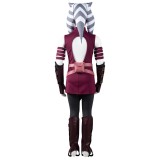 Kids Children Ahsoka Tano Suit Cosplay Costume Halloween Carnival Outfit