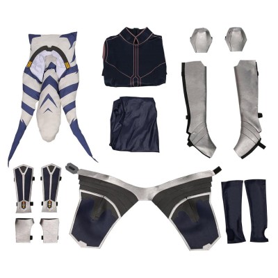 The Clone Wars Season 7 Ahsoka Tano Suit Cosplay Costume Halloween Carnival Outfit