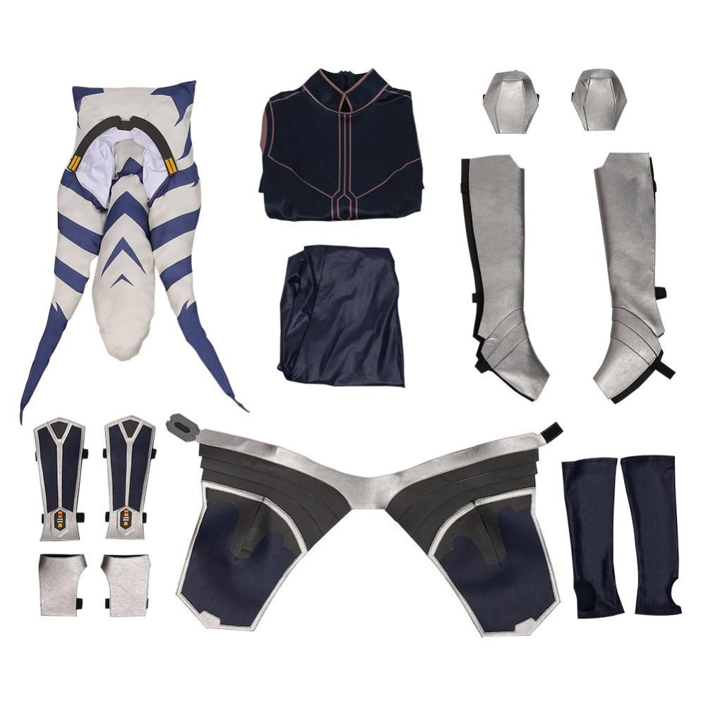 The Clone Wars Season 7 Ahsoka Tano Suit Cosplay Costume Halloween Carnival Outfit