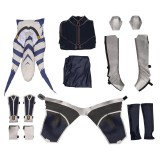 The Clone Wars Season 7 Ahsoka Tano Suit Cosplay Costume Halloween Carnival Outfit