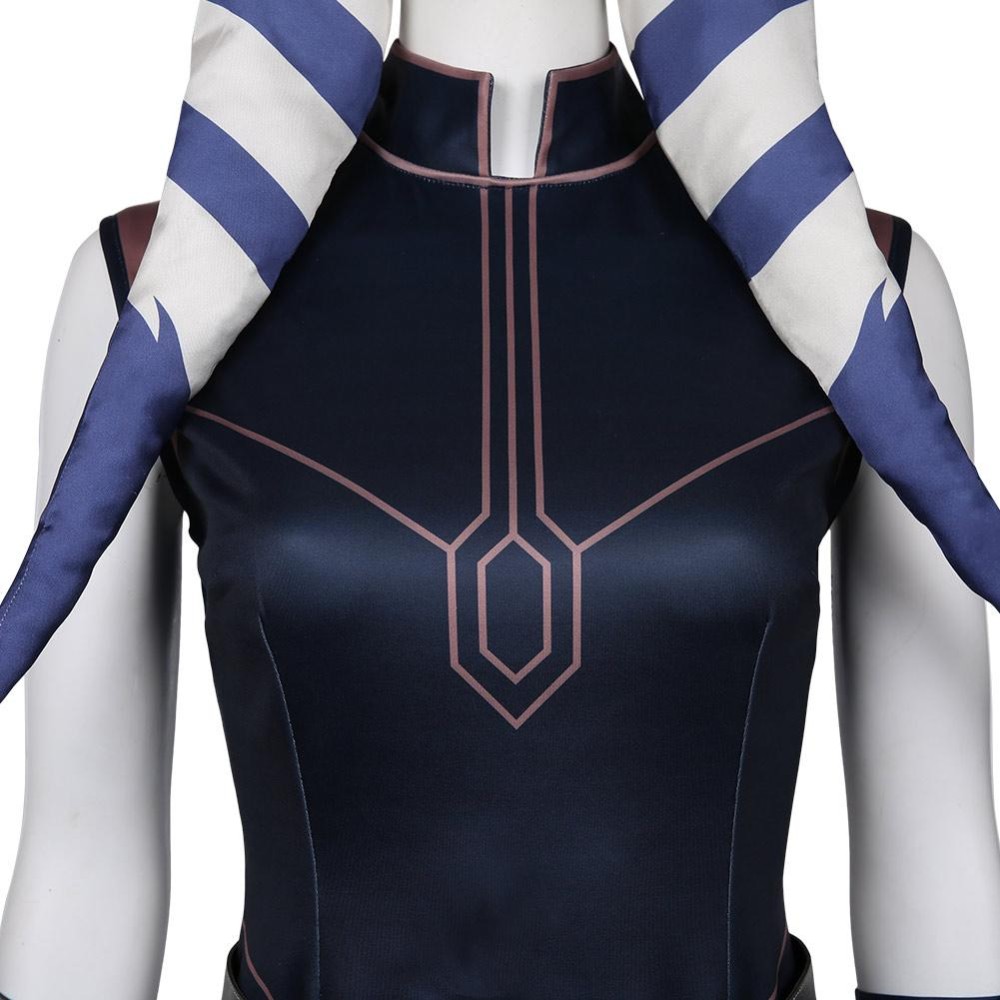 The Clone Wars Season 7 Ahsoka Tano Suit Cosplay Costume Halloween Carnival Outfit