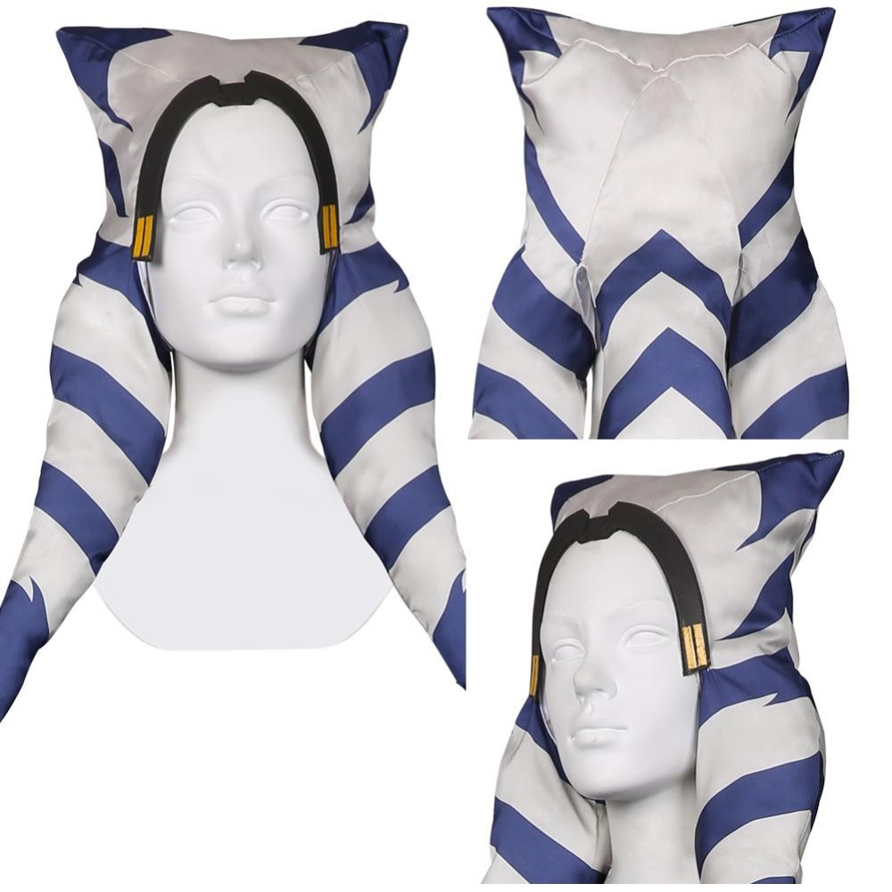 Ahsoka Tano Adult Hat Headgear Accessories Props Cosplay Costume Halloween Carnival