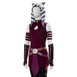 Ahsoka Tano Red Suit Cosplay Costume Halloween Carnival Outfit