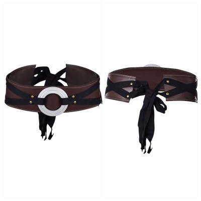Ahsoka Brown Leather Belt Accessories Cosplay Costume Halloween Carnival