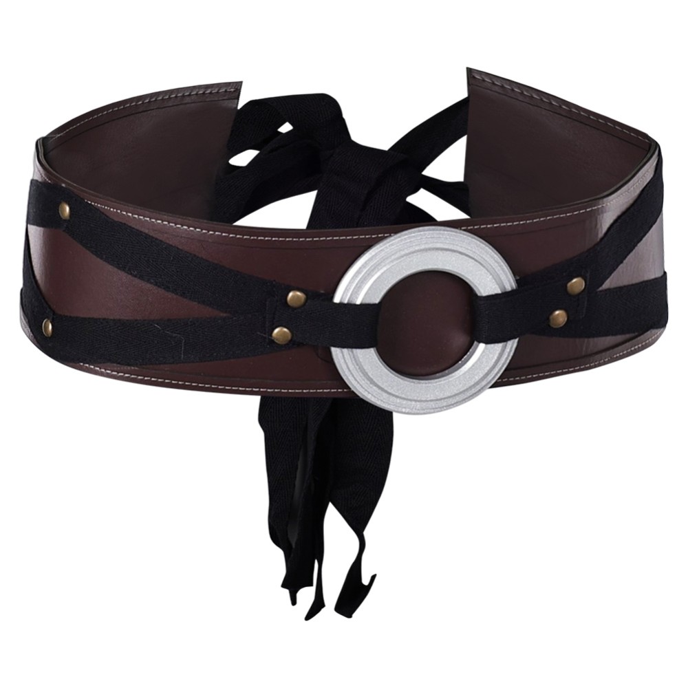 Ahsoka Brown Leather Belt Accessories Cosplay Costume Halloween Carnival