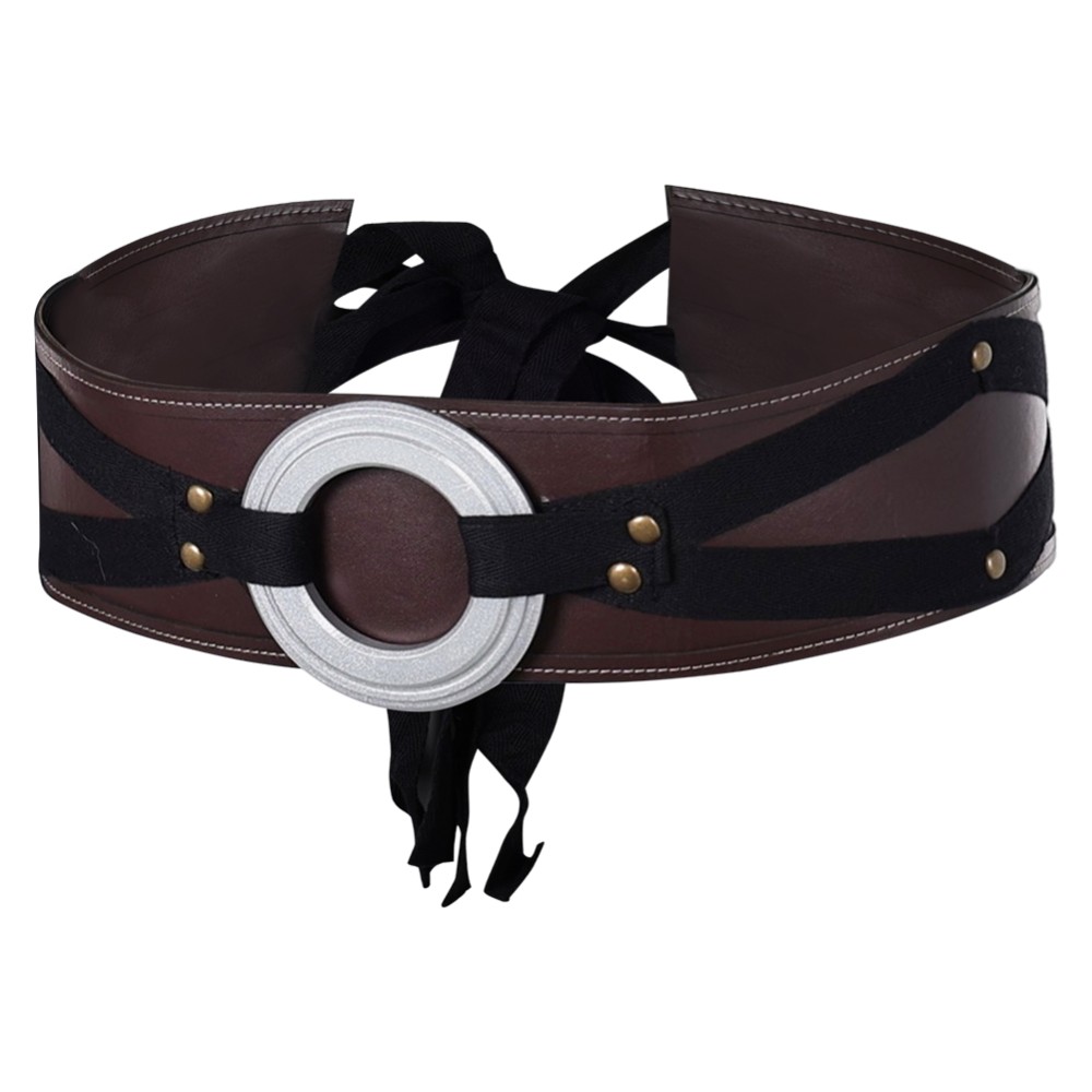 Ahsoka Brown Leather Belt Accessories Cosplay Costume Halloween Carnival