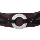 Ahsoka Brown Leather Belt Accessories Cosplay Costume Halloween Carnival